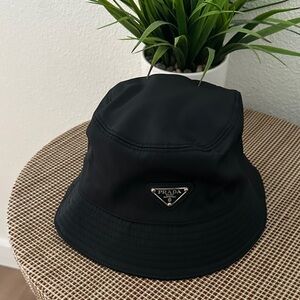 Prada Classic Black Bucket Hat